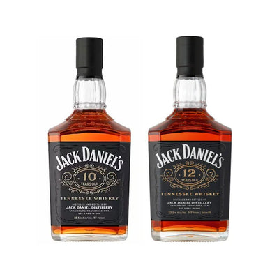 Jack Daniel's 12 Year & 10 Year Whiskey Bundle - NoBull Spirits