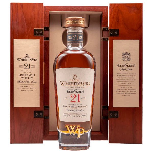 WhistlePig The Beholden 21 Year Single Malt Whiskey - NoBull Spirits