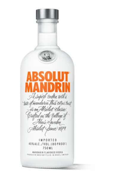 Absolut Mandrin Vodka - NoBull Spirits