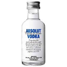 Absolut Vodka (12x50ml) - NoBull Spirits