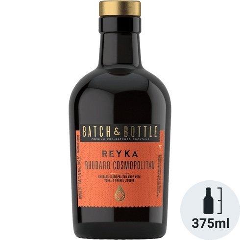 Batch & Bottle Reyka Vodka Rhubarb Cosmopolitan - NoBull Spirits