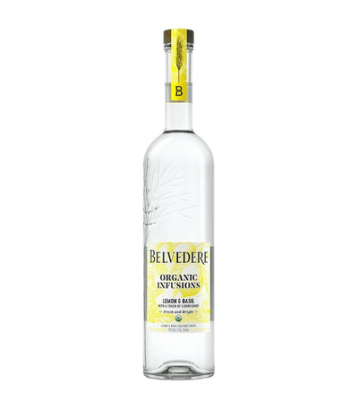 Belvedere Organic Infusions Lemon & Basil - NoBull Spirits