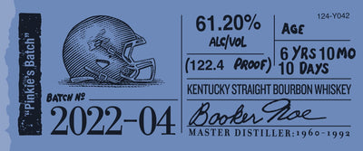 Booker's 2022 - 04 “PINKIE’S BATCH" Bourbon - NoBull Spirits