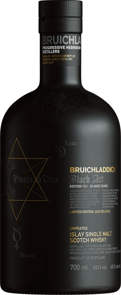 Bruichladdich 29 Years Black Art Edition 10.1 - NoBull Spirits