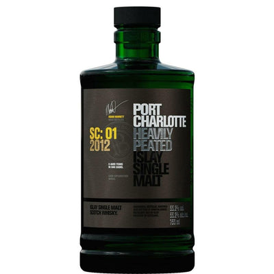 Bruichladdich Scotch Single Malt Port Charlotte Heavily Peated Sc:01 Sherry Cask 2012 - NoBull Spirits