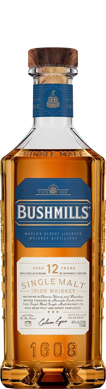 Bushmills 12 Year Single Malt Irish Whisky - NoBull Spirits
