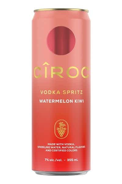 Cîroc Vodka Spritz Watermelon Kiwi, 4-PACK (4 x 12 fl oz) - NoBull Spirits