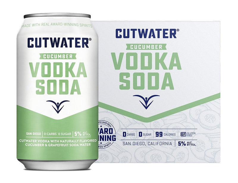 Cutwater Cucumber Vodka Soda - NoBull Spirits