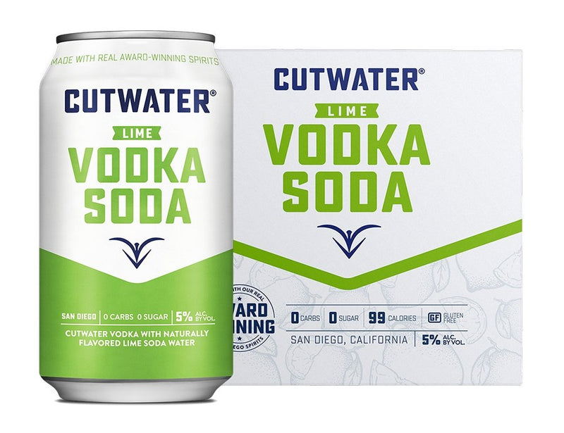 Cutwater Lime Vodka Soda - NoBull Spirits