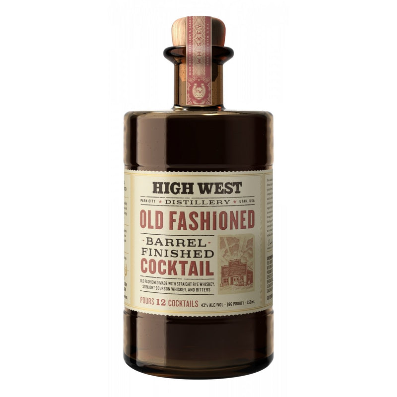 High West Old fashioned Barrel Finished Cocktail - NoBull Spirits