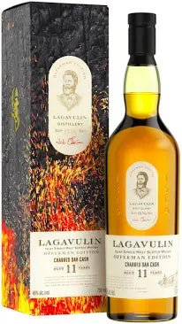 Lagavulin 11 Year Old Islay Single Malt Scotch Whisky Offerman Edition Charred Oak Casks - NoBull Spirits
