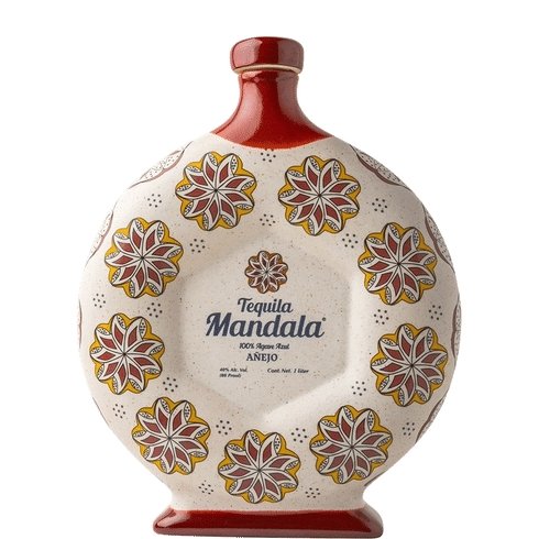 Mandala Anejo Tequila Ceramic Bottle - NoBull Spirits