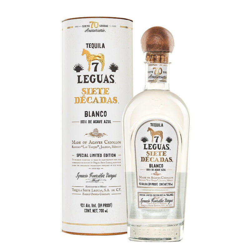 Siete Leguas "Siete Décadas" Blanco Special Limited Edition - NoBull Spirits