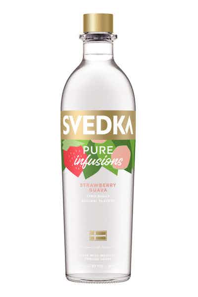 SVEDKA Pure Infusions Strawberry Guava Flavored Vodka - NoBull Spirits