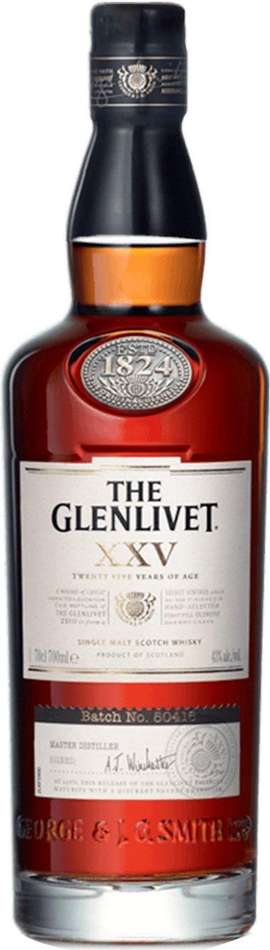 The Glenlivet XXV Single Malt Scotch Whisky - NoBull Spirits