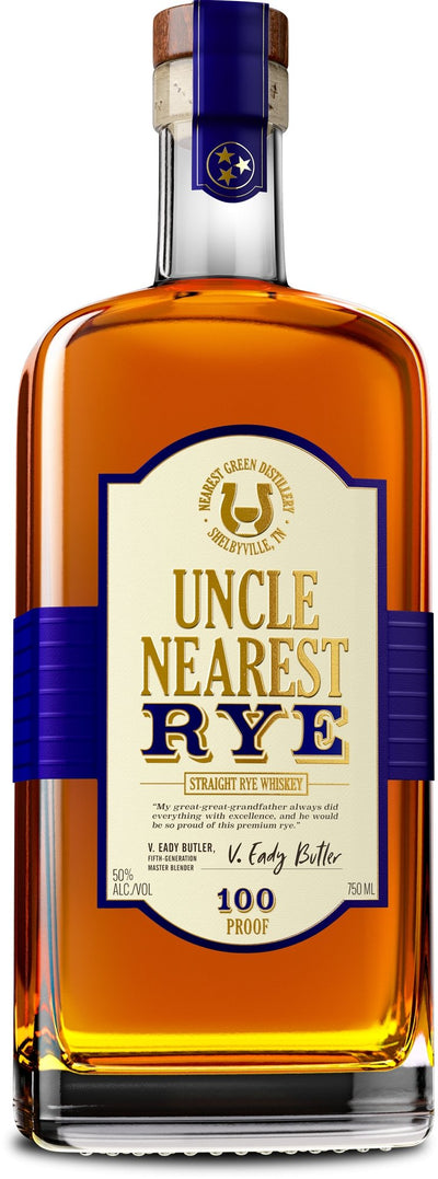 Uncle Nearest Straight Rye Whiskey - NoBull Spirits